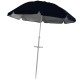 Sombrilla de Playa con Anclaje 2m Negro