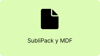 Sublipack y MDF