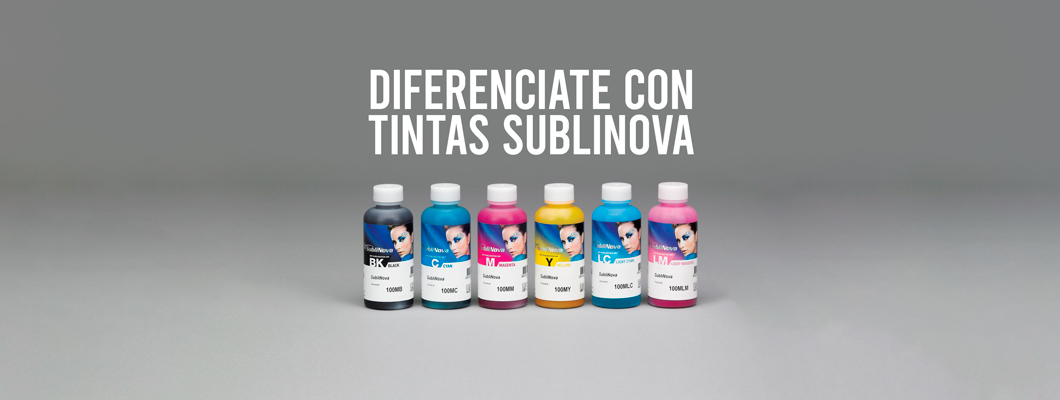 Diferenciate con tintas SubliNova