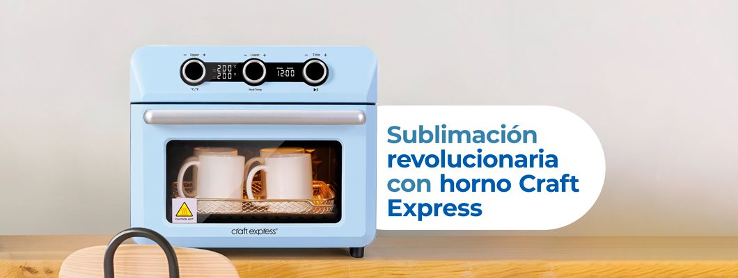Sublimación revolucionaria con el horno Craft Express