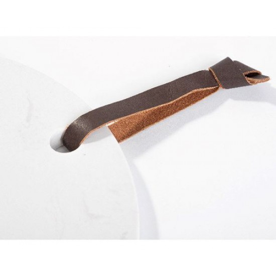Tabla Combinada Para Grabar Redonda Acacia 30cm