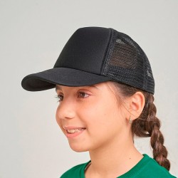 Gorro Niño Trucker 5011 Negro / Negro