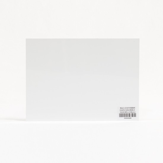 Chapa Sublimable 15X20 Brillo x5