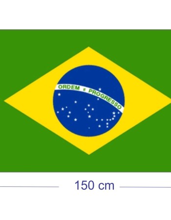 Bandera Brasil Poliester  150-90