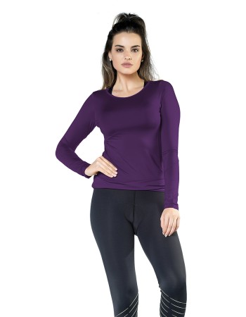 Camiseta Manga Larga Elite 5340 Violeta