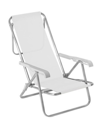 Reposera Sannet Aluminio 8 pos.