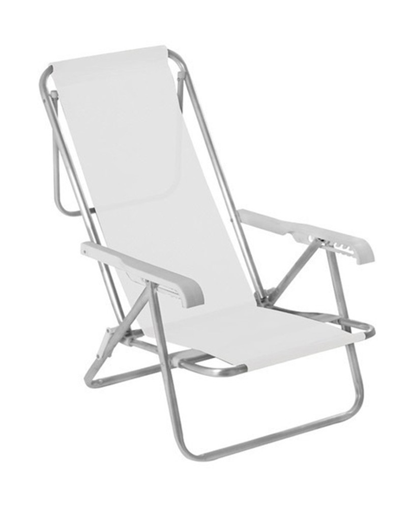 Reposera Sannet Aluminio 8 pos.