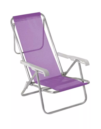 Reposera Sannet Aluminio 8 pos.