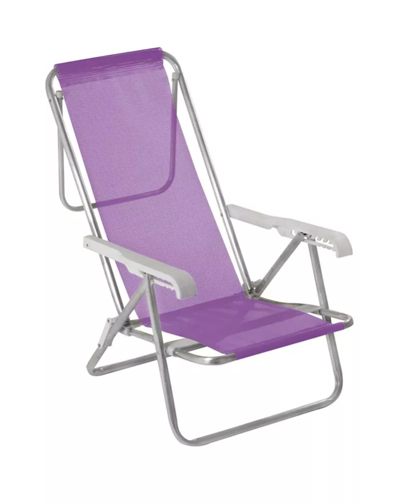 Reposera Sannet Aluminio 8 pos.