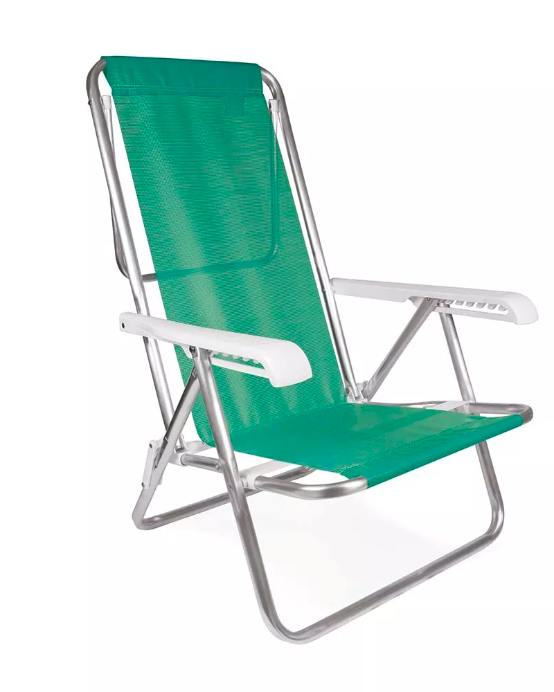 Reposera Sannet Aluminio 8 pos.