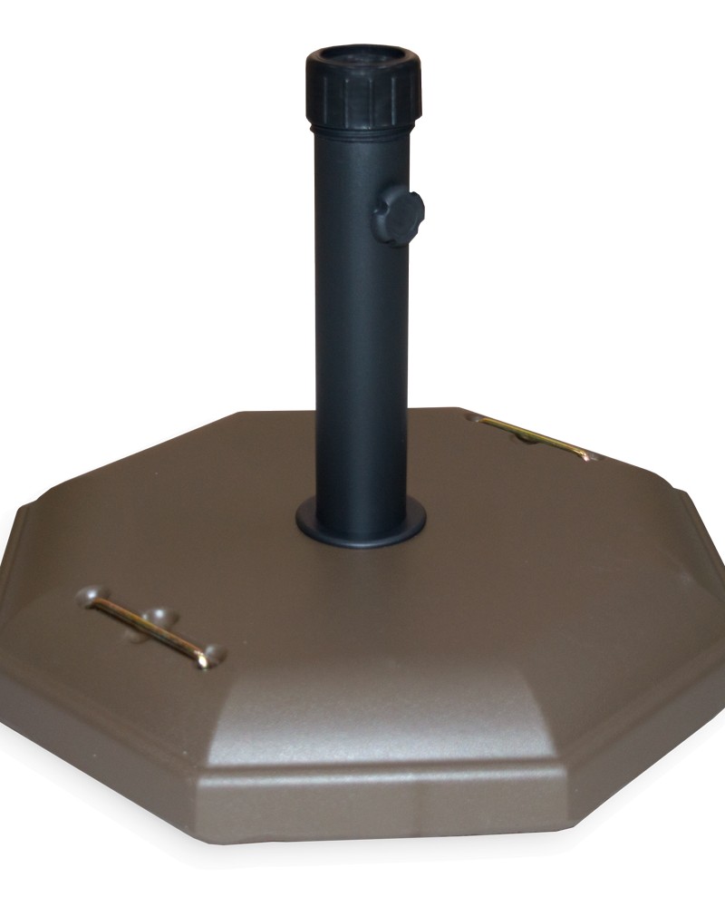 Base Concreto con manija 27 kg Marrón